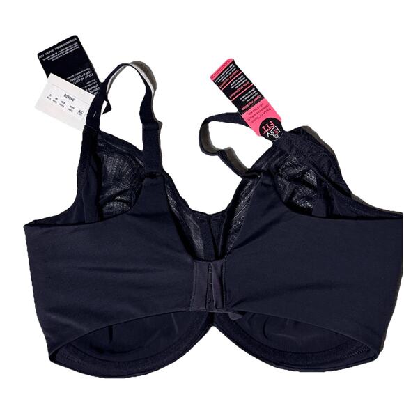 NEW LILYETTE BY BALI MINIMIZER UNDERWIRE BLACK BRA 40G - Picture 1 of 8